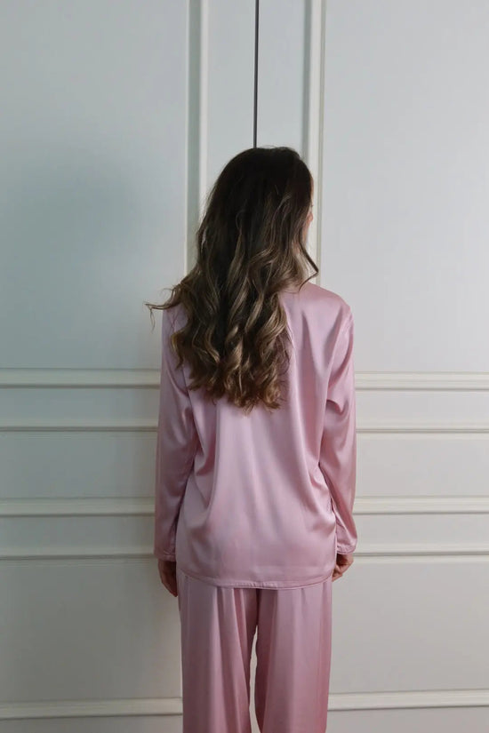 BLUSH SILKY SLEEPWEAR SET mysite