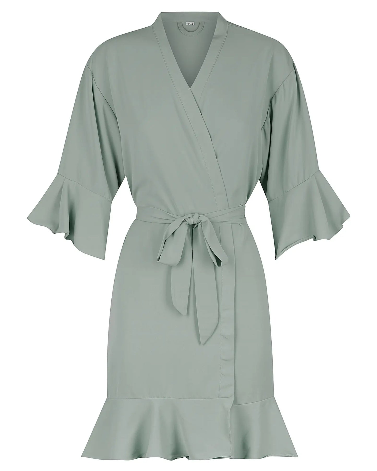 Ruffle Hemmed Bridesmaid Robe mysite
