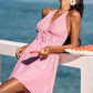 Part of the Plan Striped Mini Dress OMFORT