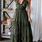 Michelle Ruffle Maxi Dress - 2 Colors OMFORT