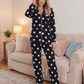 Polka Dot Print Pajama Set OMFORT