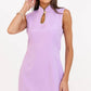 A Good Feeling Lavender Shift Dress OMFORT