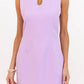 A Good Feeling Lavender Shift Dress OMFORT