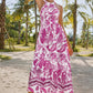 All Natural Paisley Maxi Dress OMFORT