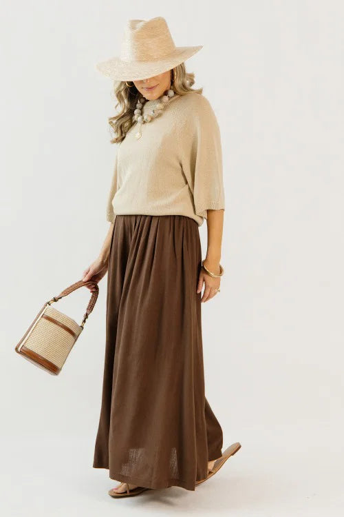 Americano Overlay Midi, Brown OMFORT
