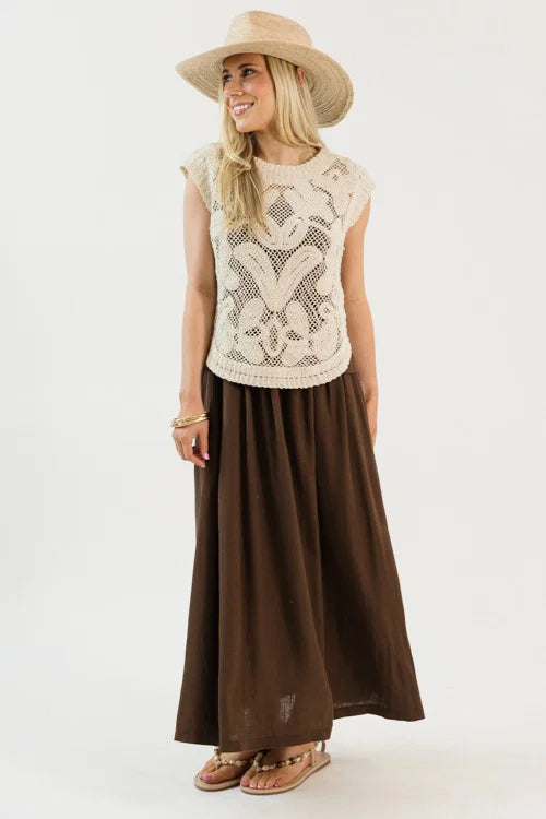 Americano Overlay Midi, Brown OMFORT