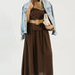 Americano Overlay Midi, Brown OMFORT