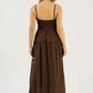 Americano Overlay Midi, Brown OMFORT