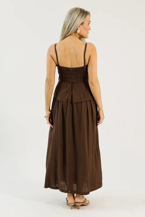 Americano Overlay Midi, Brown OMFORT