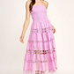 Eyelet Lace Tube Dress OMFORT