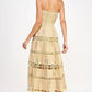 Eyelet Lace Tube Dress OMFORT