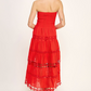 Eyelet Lace Tube Dress OMFORT
