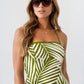 Zoelle Halter Neck Midi Dress OMFORT