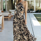 Brett Halter Maxi Dress OMFORT