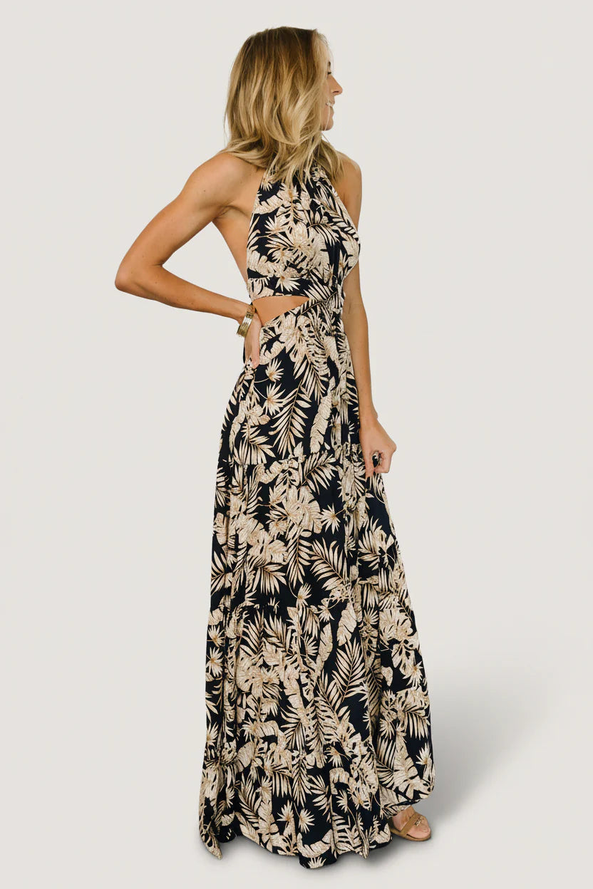 Brett Halter Maxi Dress OMFORT