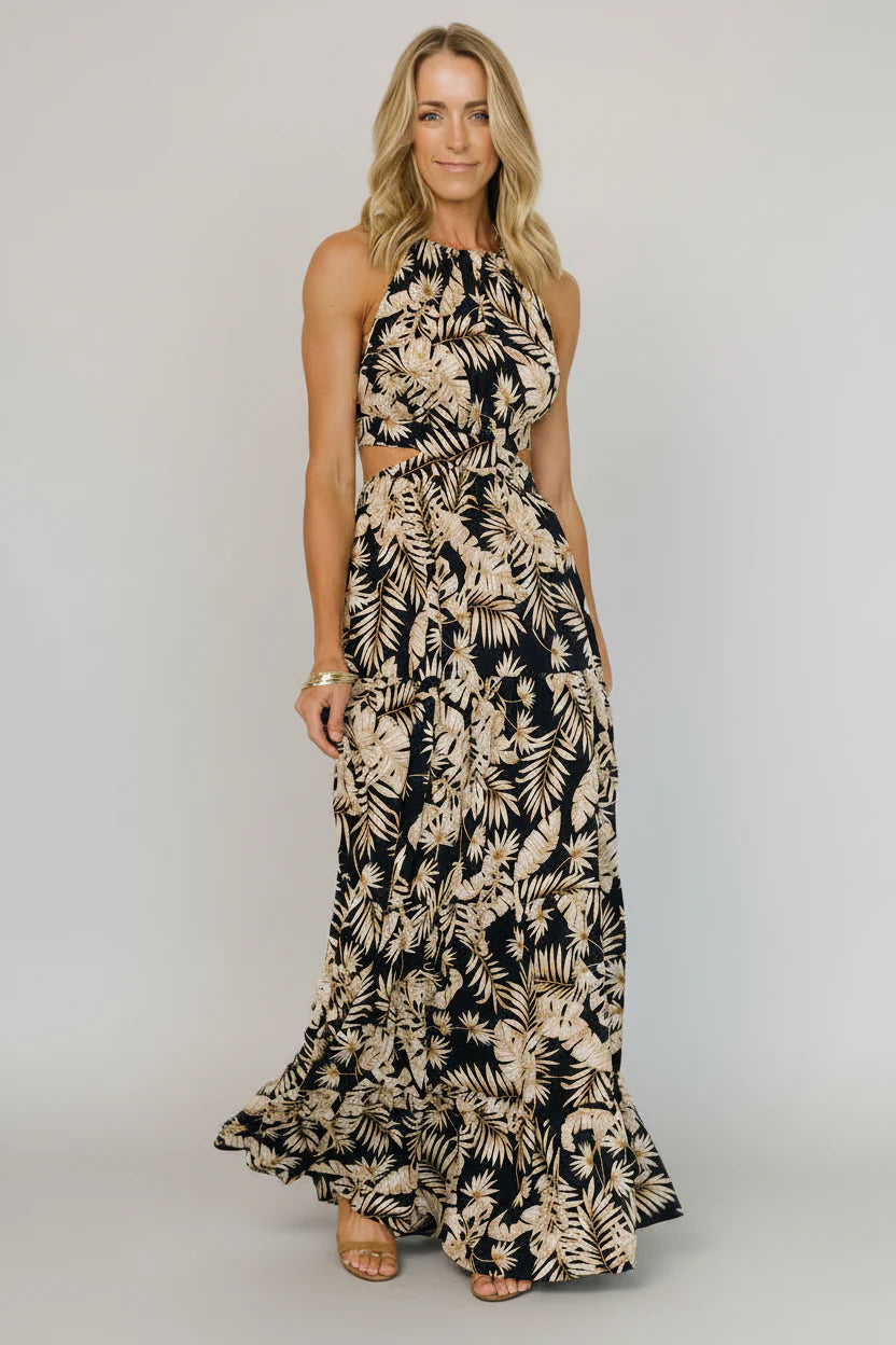 Brett Halter Maxi Dress OMFORT