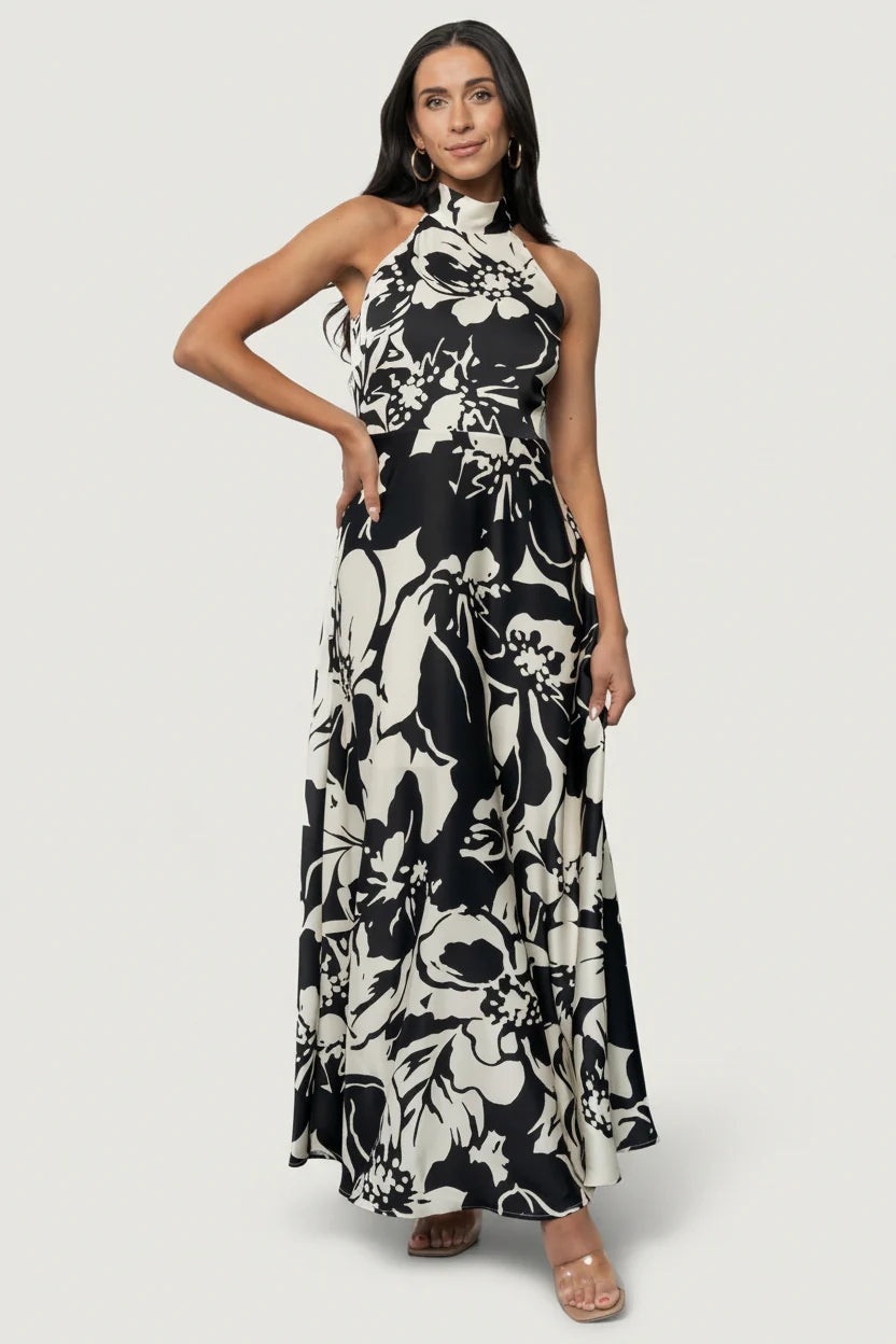 Melodía Halter Maxi Dress OMFORT
