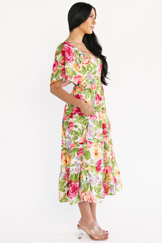 Paislee Midi Dress OMFORT