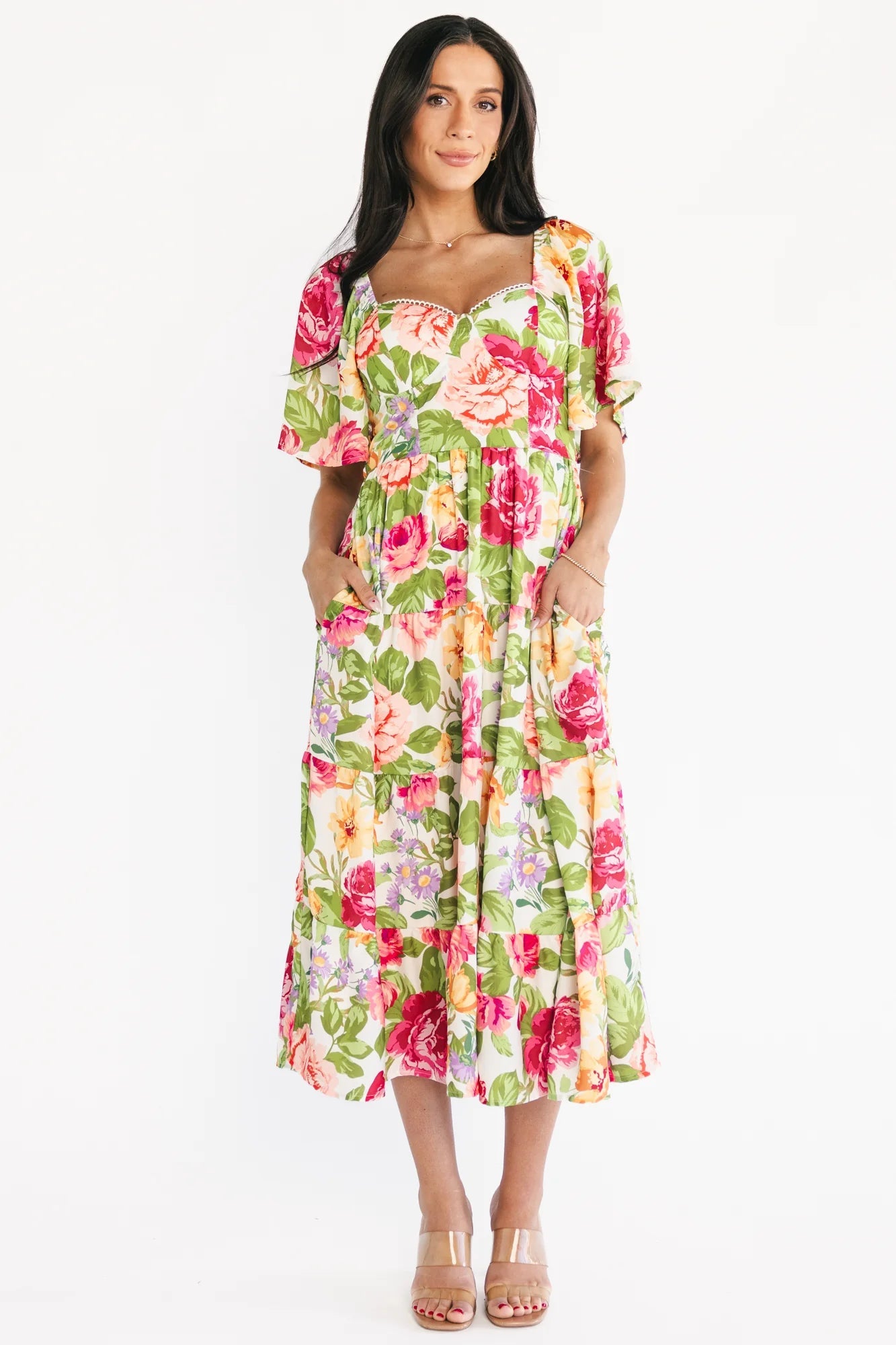 Paislee Midi Dress OMFORT