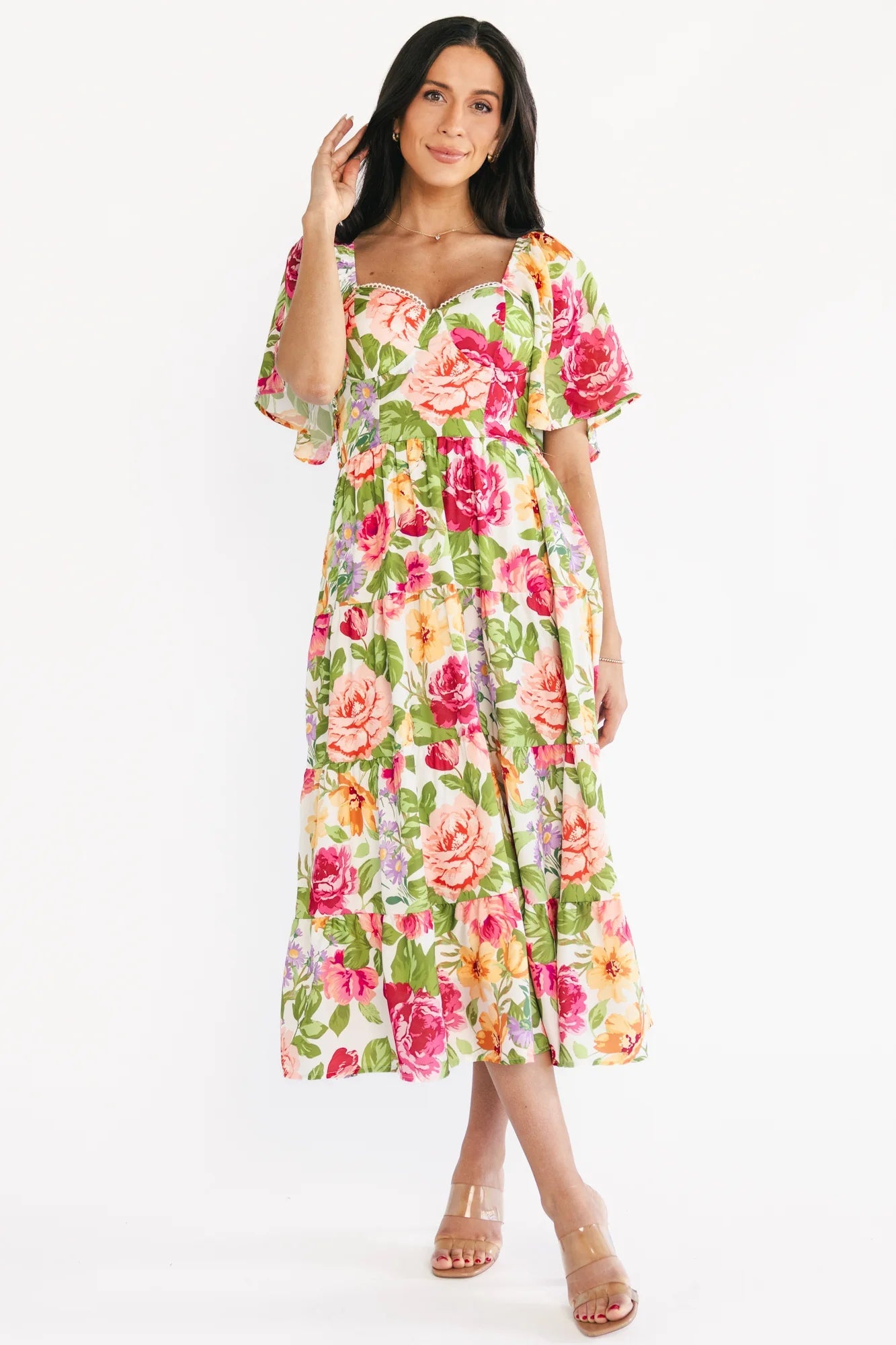 Paislee Midi Dress OMFORT