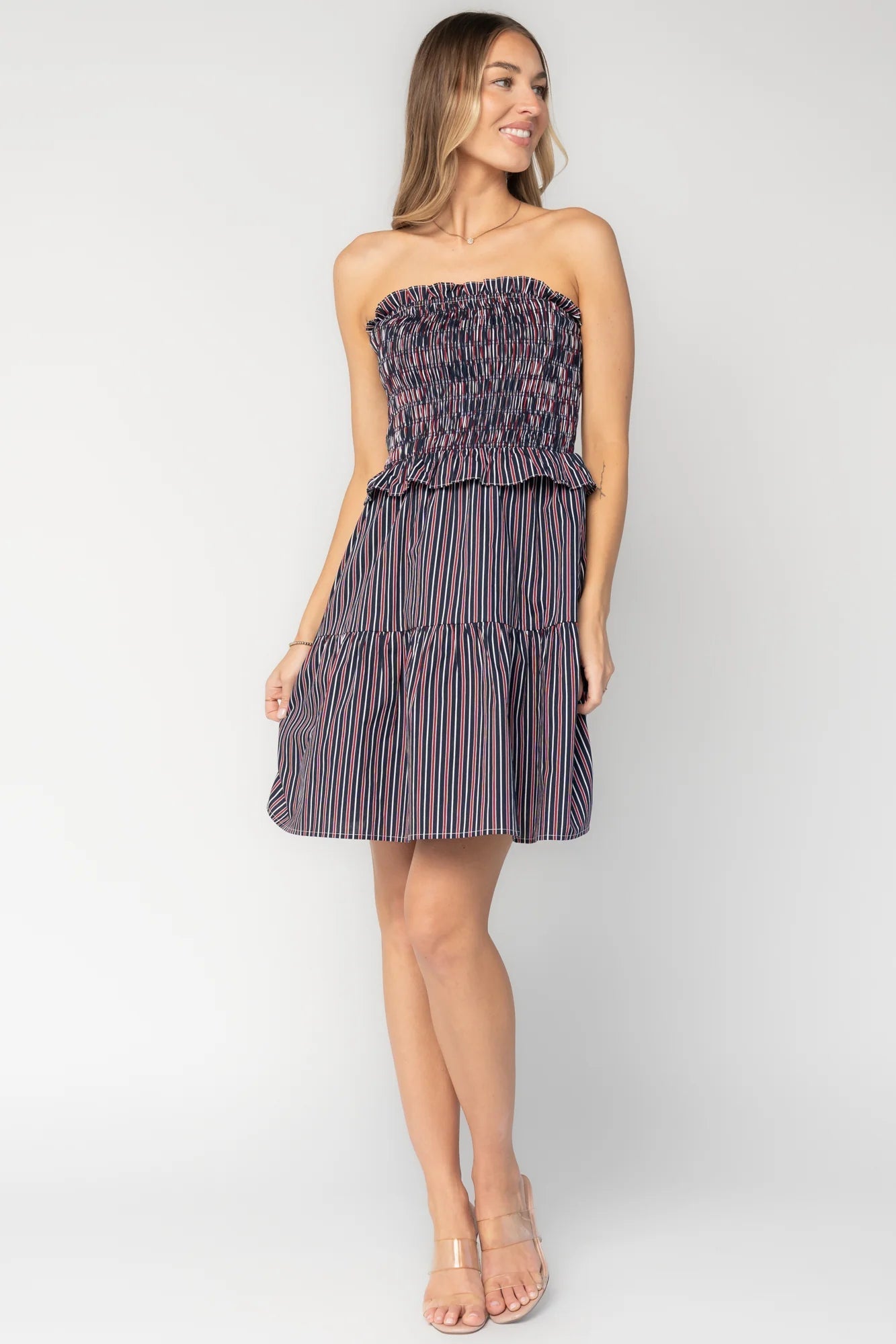 Madelyn Strapless Short Dress OMFORT