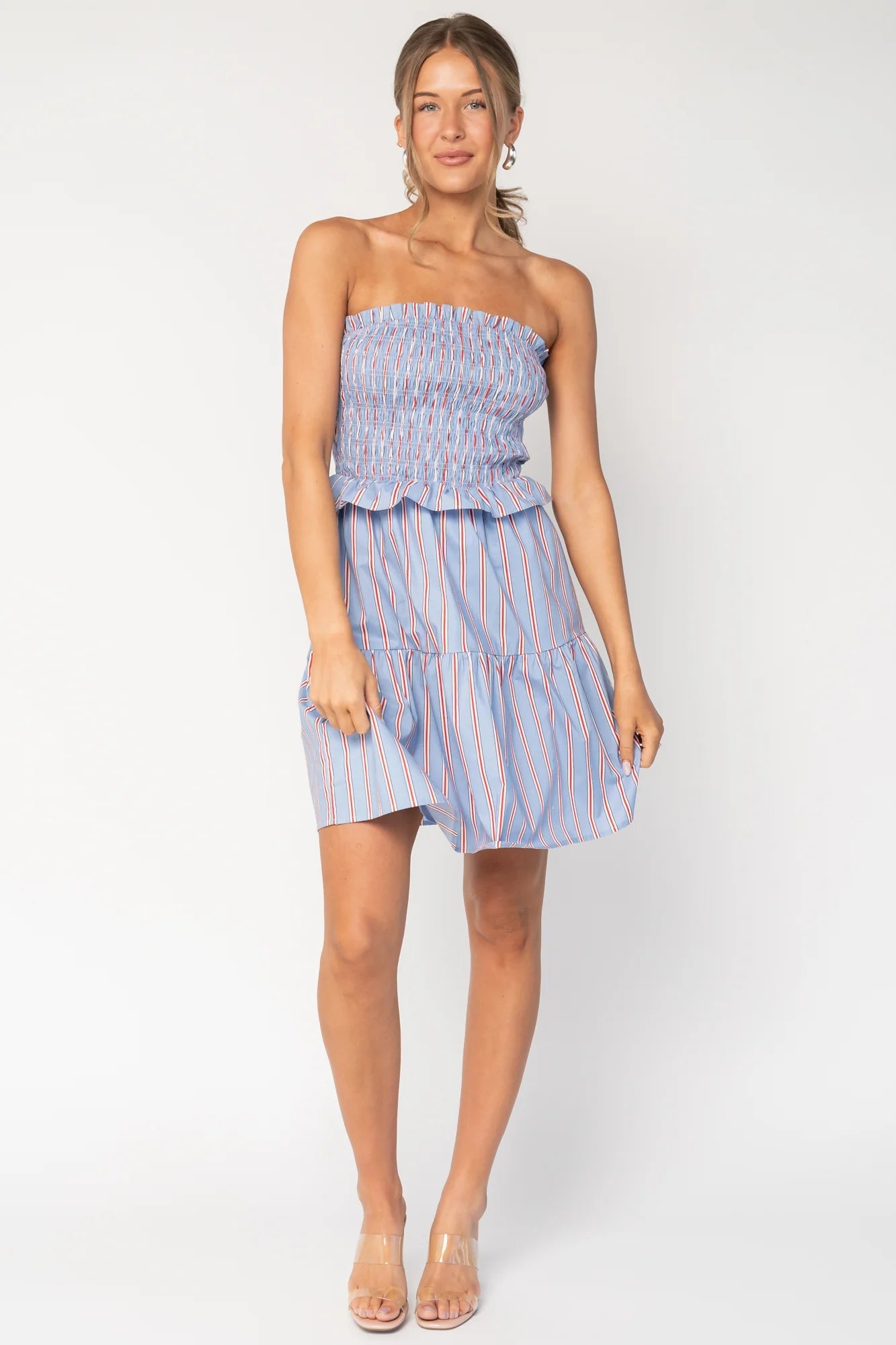 Madelyn Strapless Short Dress OMFORT