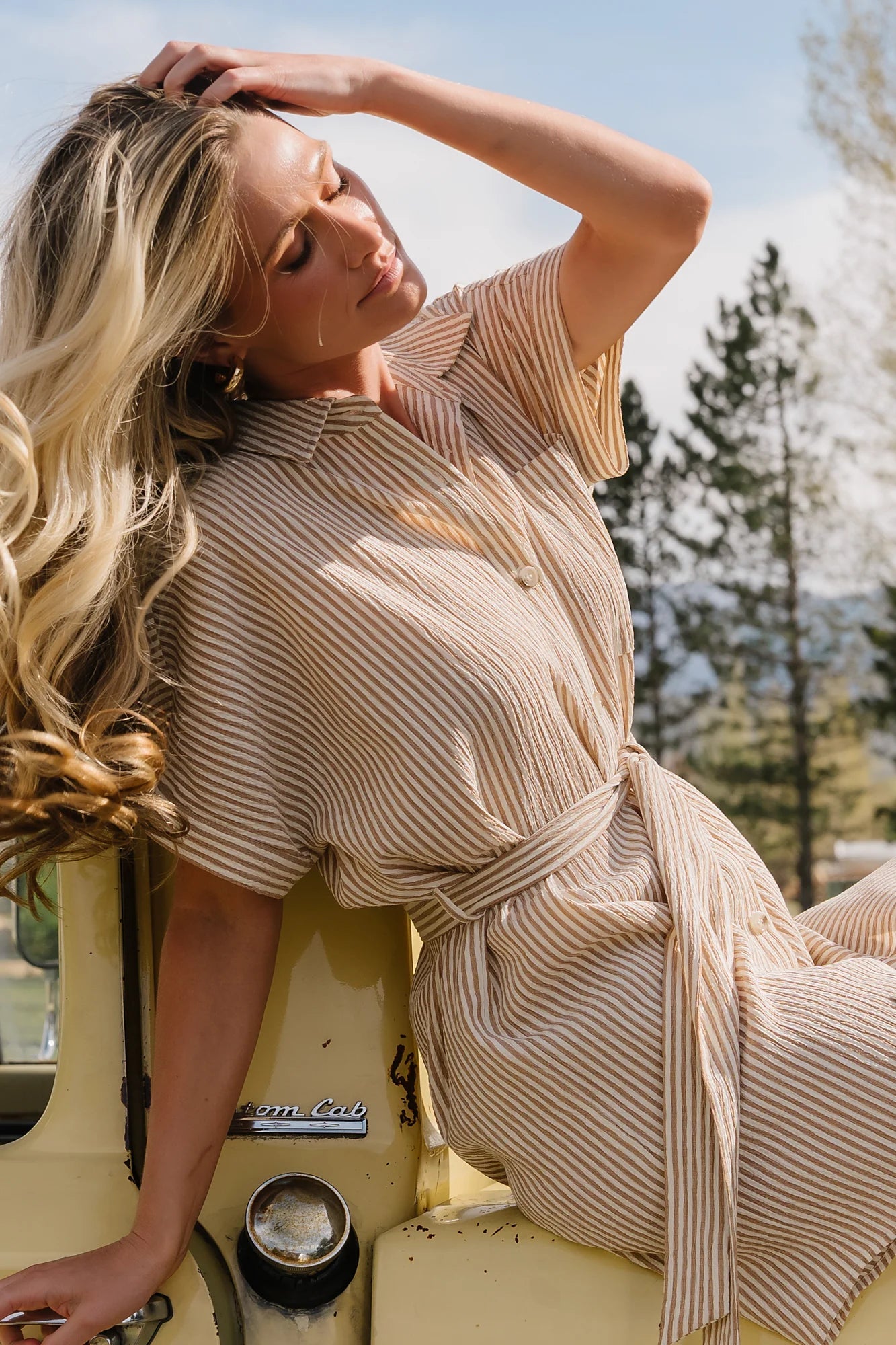 Nautical Shirt Dress OMFORT