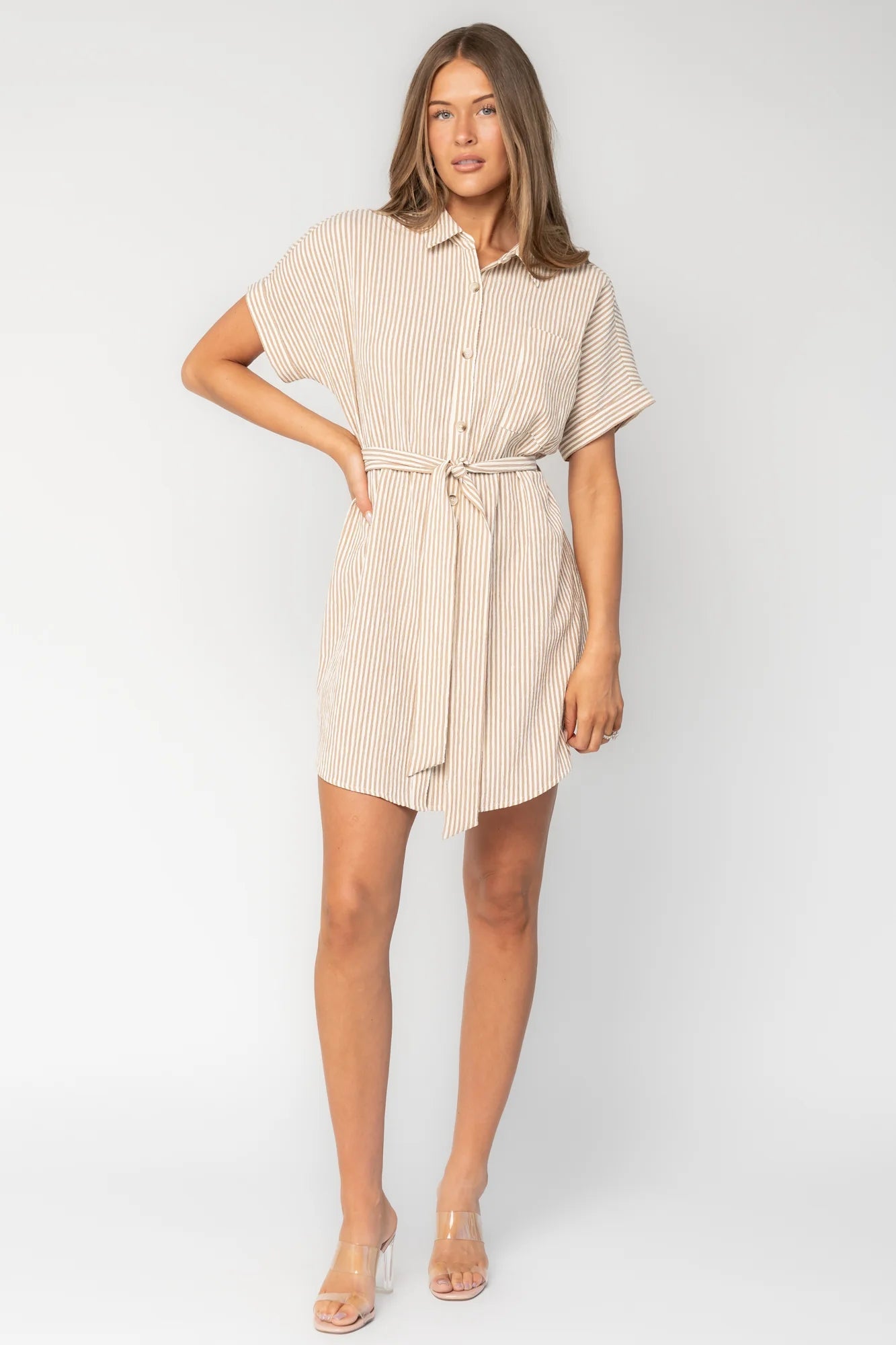 Nautical Shirt Dress OMFORT