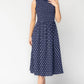 Alex Smocked Midi Dress OMFORT