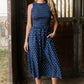 Alex Smocked Midi Dress OMFORT