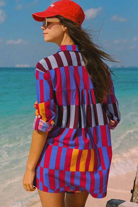 Beach Shirt In Ataya OMFORT