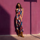 Binnie Dress In Forget Me Not OMFORT
