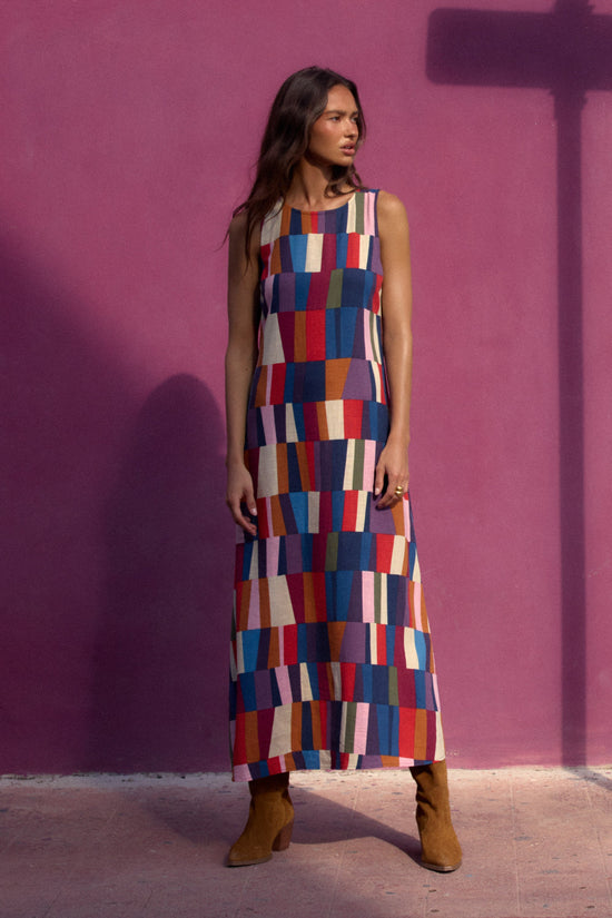 Binnie Dress In Forget Me Not OMFORT