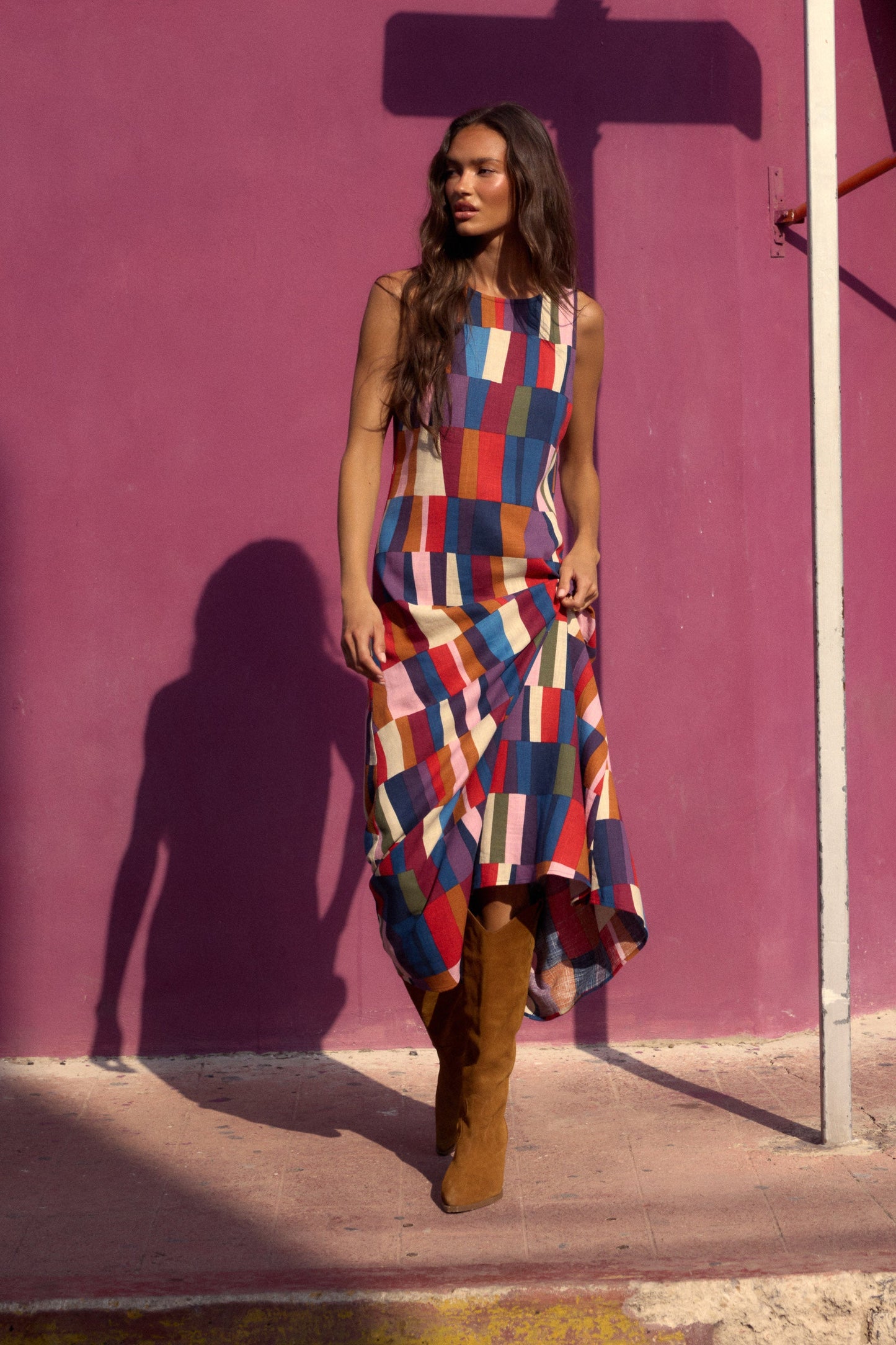 Binnie Dress In Forget Me Not OMFORT