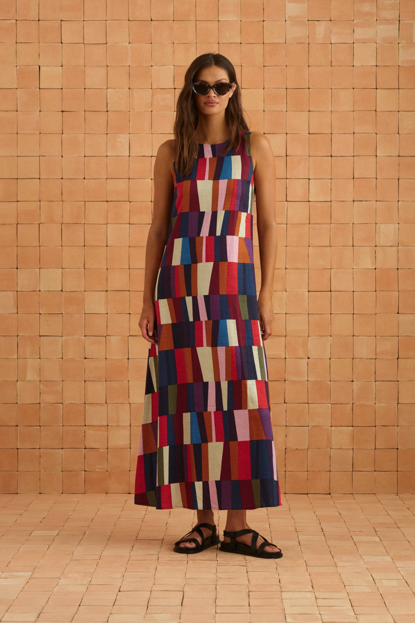 Binnie Dress In Forget Me Not OMFORT