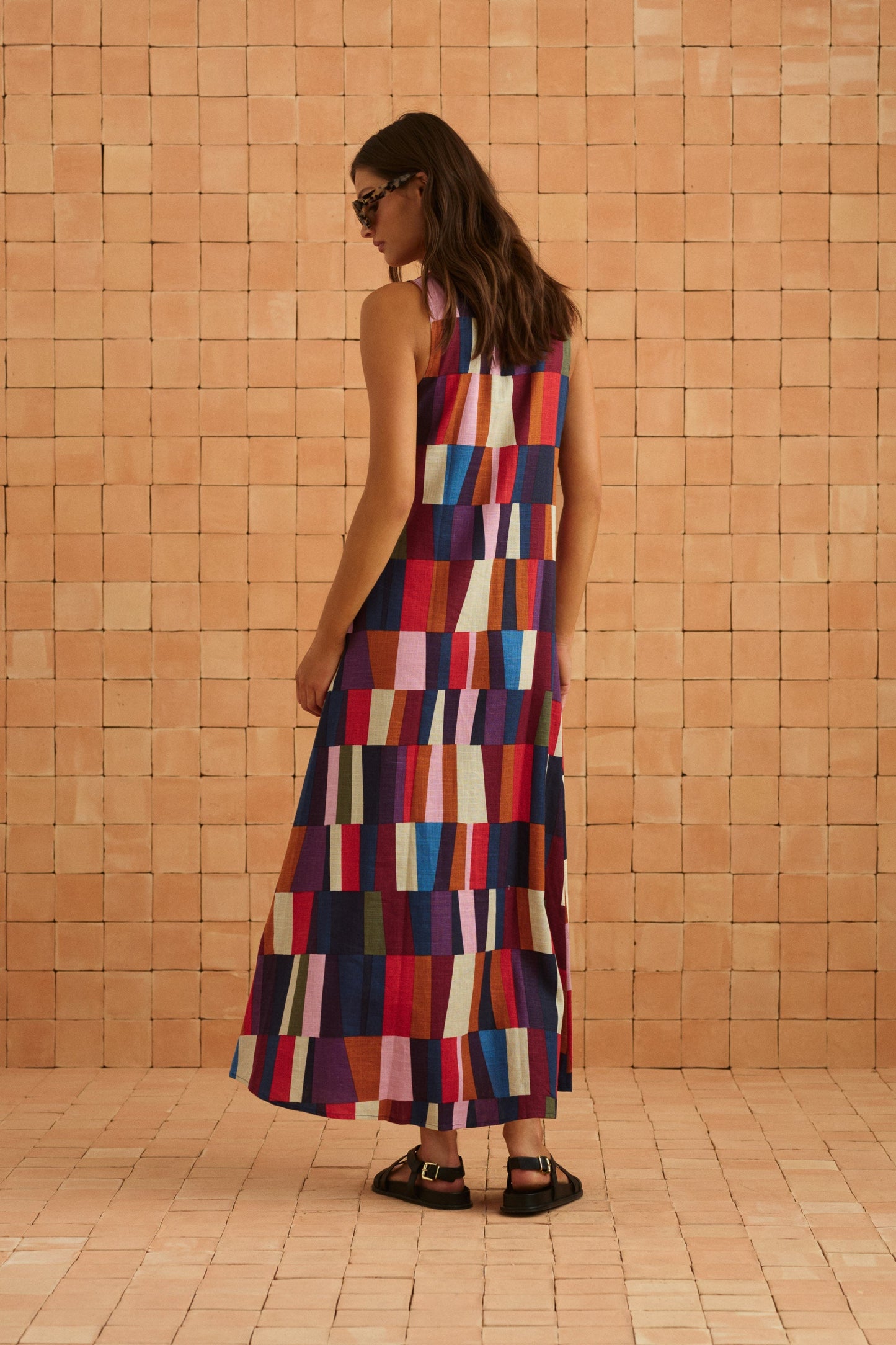 Binnie Dress In Forget Me Not OMFORT