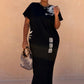 Black Dolce Vita T-Shirt Dress OMFORT