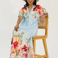 Blooming Belted Maxi, Blue Mix OMFORT