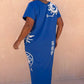 Blue Dolce Vita T-Shirt Dress OMFORT