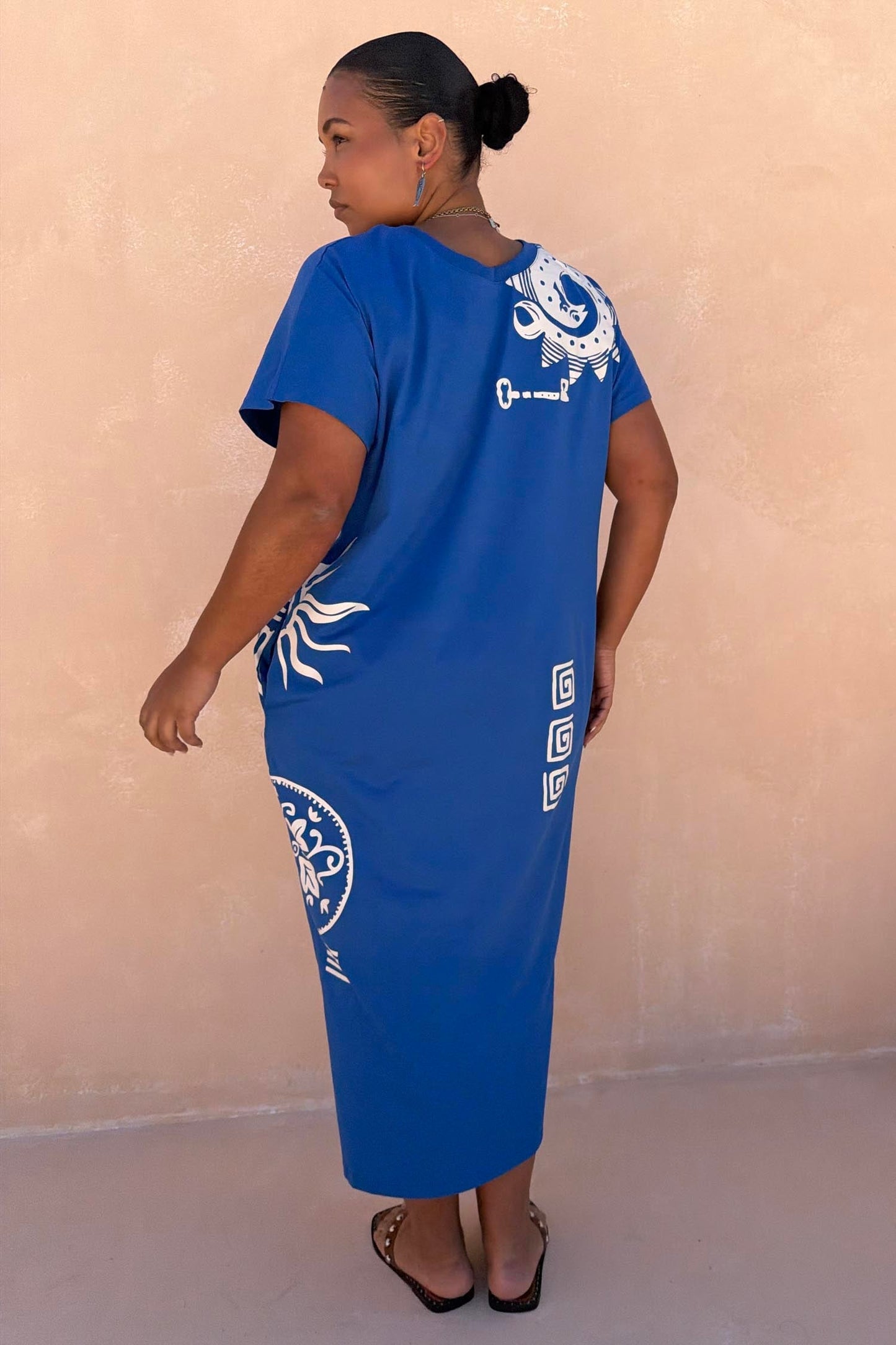 Blue Dolce Vita T-Shirt Dress OMFORT
