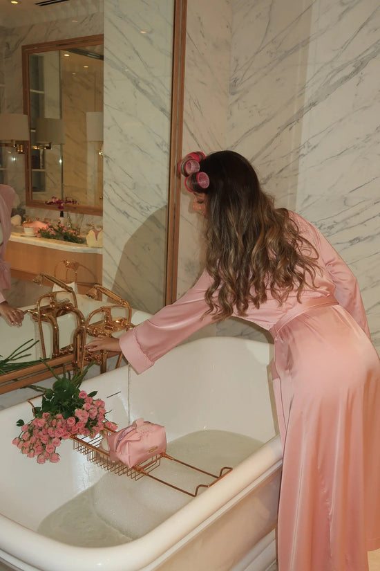 BLUSH SILKY ROBE mysite