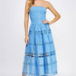 Eyelet Lace Tube Dress OMFORT