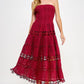 Eyelet Lace Tube Dress OMFORT