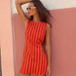 Candy Dress In Papaya OMFORT
