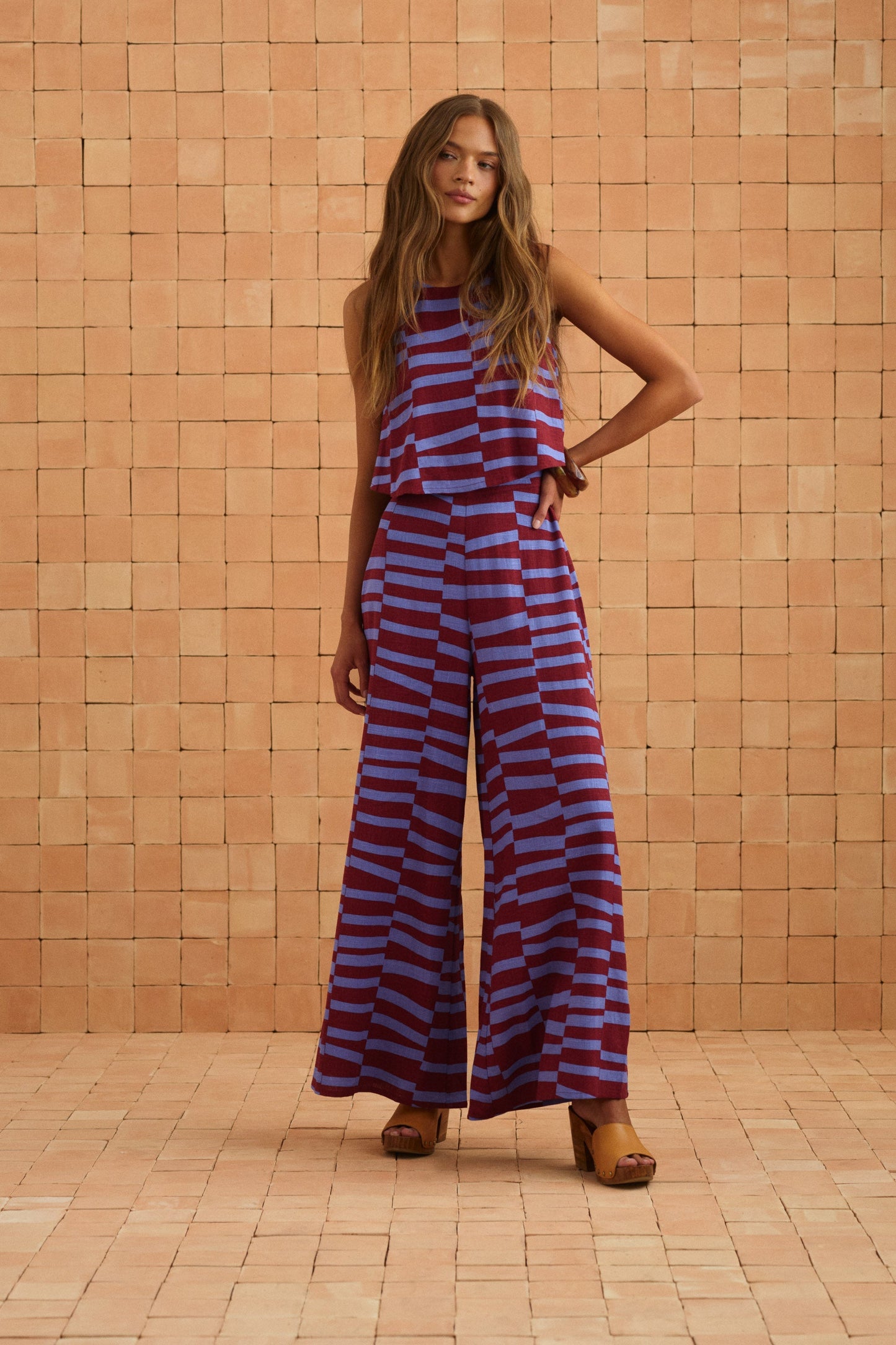 Charlie Jumpsuit In Sea Holly OMFORT