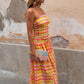 Check Lola Mid-axi Dress OMFORT