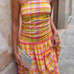 Check Lola Mid-axi Dress OMFORT