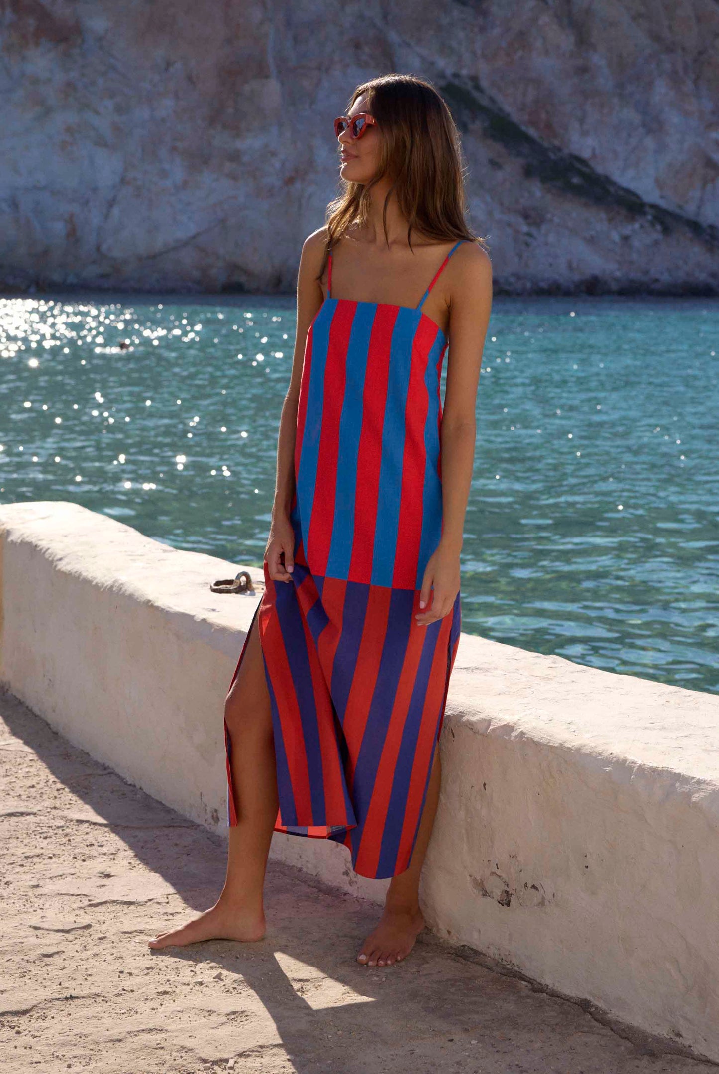 Clara Maxi Dress In Horizon OMFORT