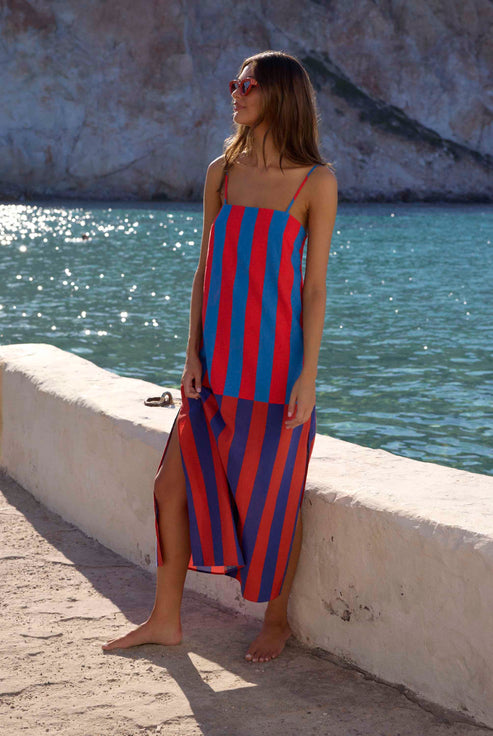 Clara Maxi Dress In Horizon OMFORT