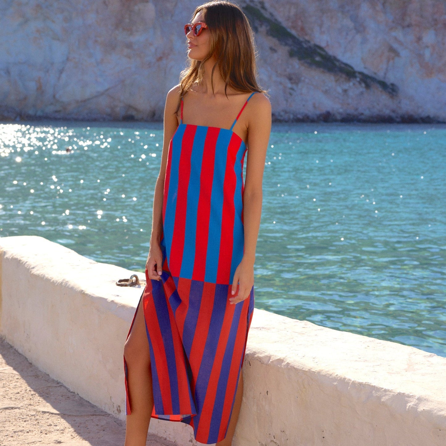 Clara Maxi Dress In Horizon OMFORT